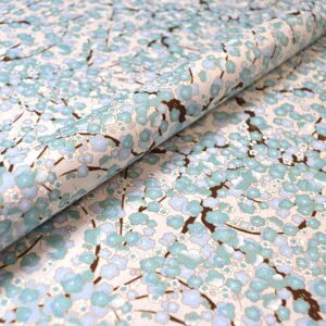 Chiyogami Paper Blue Cherry Blossom