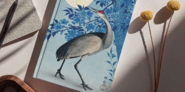 Journal Cherry Blossom by a Moonlit Night