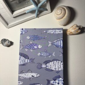 Hardback Journal Blue Fish