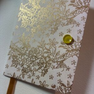 Gold Colour Lokta Paper Notebook Project