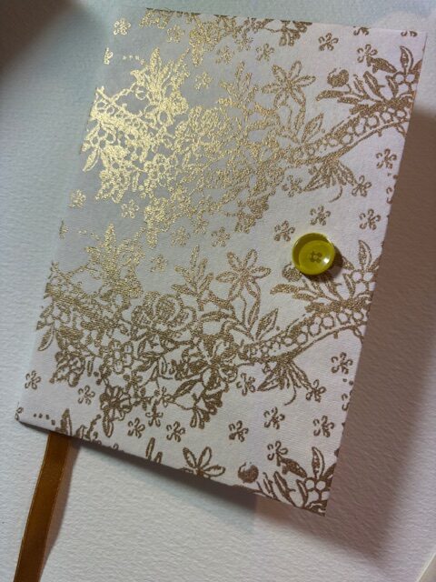 Gold Colour Lokta Paper Notebook Project