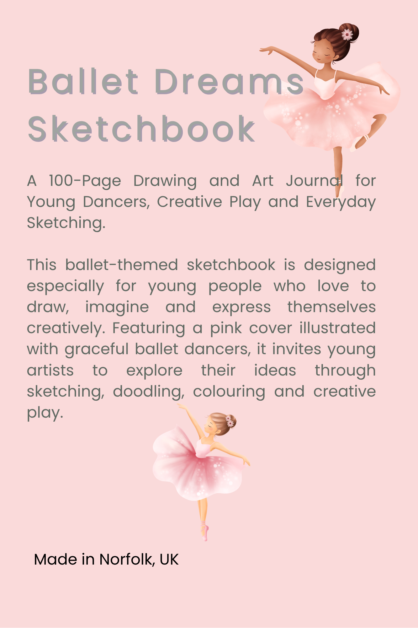 Ballet Dreams Sketch Book - Image 3
