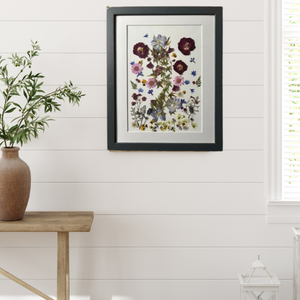 Original Framed Pressed Flower Art