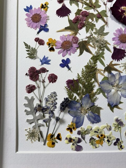 Original Framed Pressed Flower Art - Image 3